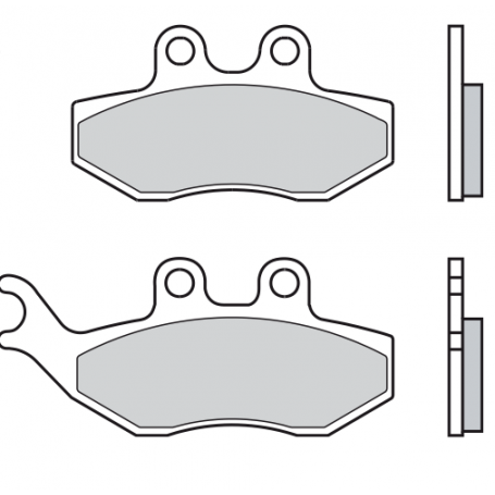 Brake Pads Brembo scooter carbon ceramic  (1 couple for 1 Disk), 07049