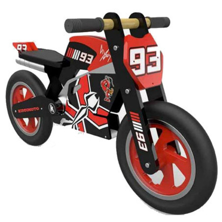 Moto Bici in legno Kiddimoto replica Marc Marquez Superbike