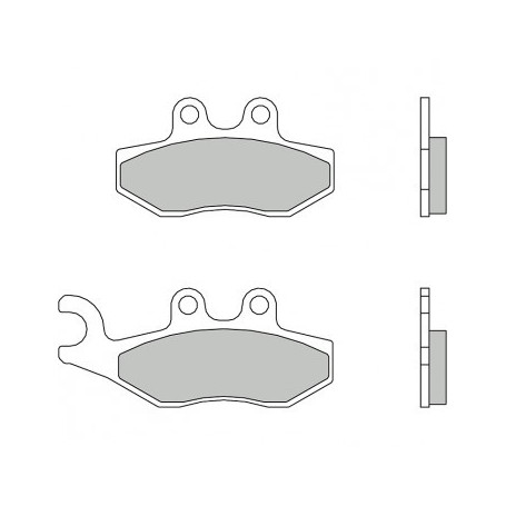Bremsbelag Brembo scooter (1 Paar für 1 Scheibe) 07056