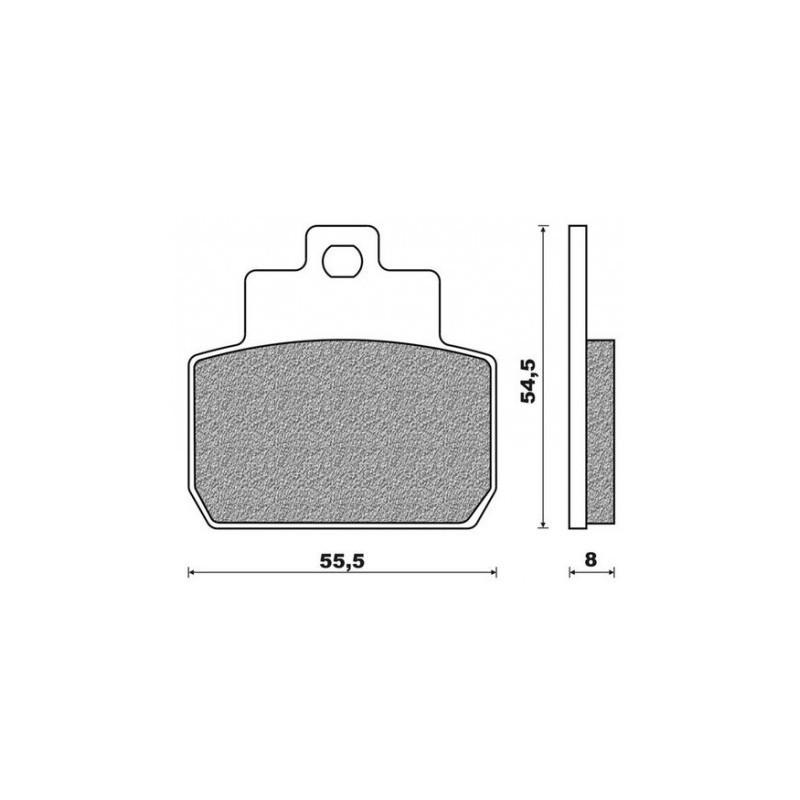 Pastilla de freno Brembo scooter (1 par para 1 disco) 07061 | MotoGM
