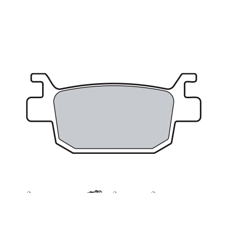 Brake Pads Brembo scooter rear Honda Forza/Jazz 05-, SH 300, SH 125/150 09- (1 couple for 1 Disk), 07064