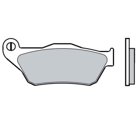 Bremsbelag Brembo scooter vorne für Yamaha X-MAX 125/250 06-09, X-City 08 (1 Paar für 1 Scheibe) 07065