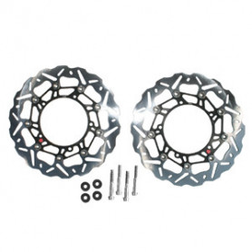 Par discos de freno delanteros Braking SK2 Oversize Ø320 + adatt… | MotoGM