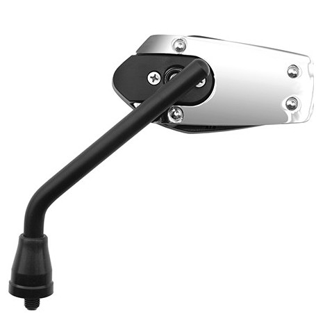 Specchio retrovisore  sinistro Style non omologato nero/cromo M10X1,25