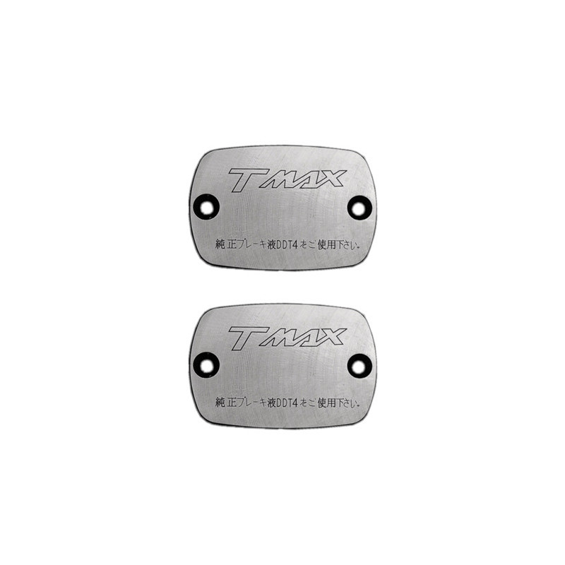 Verschlüsse Tank Flüssigkeit Bremsen Silber One Yamaha T-Max 500 04-, T-Max 530 12- (2 Stück)