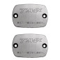 Verschlüsse Tank Flüssigkeit Bremsen Silber One Yamaha T-Max 500 04-, T-Max 530 12- (2 Stück)