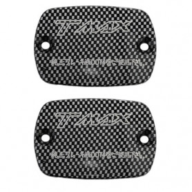 Tapones depósito líquido frenos Carbon look Yamaha T-Max 500 04-, … | MotoGM