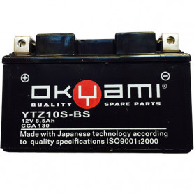 Batterie Okyami YTZ10S - TTZ10S 8A, positiv SX | MotoGM