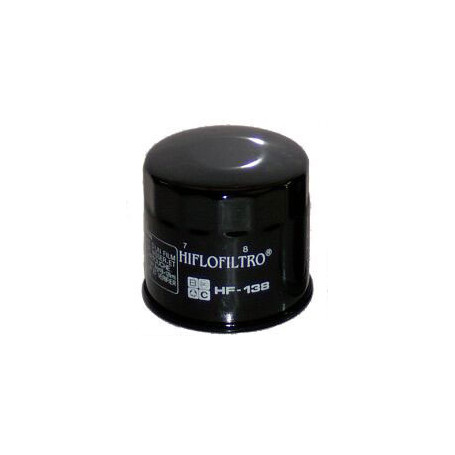 Filtro de aceite HiFlo HF 138 para Aprilia RSV4, Cagiva, Suzuki | MotoGM