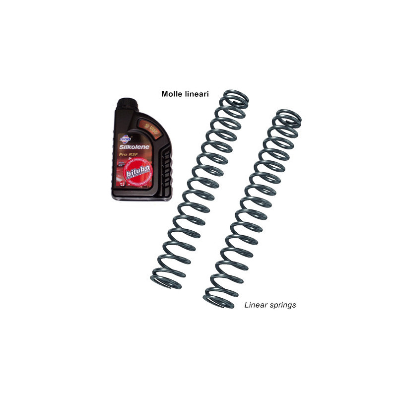 Muelles de horquilla + Aceite Bitubo MU06 para Ducati Monster S2R 1000 05-06 / S4R 03-06,  muelles lineari K 1