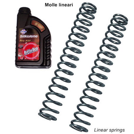 Bitubo Spring Kit + Oil MU22 for Ducati Monster S2R 1000 05-06 / S4R 03-06, linear spring K 0,90