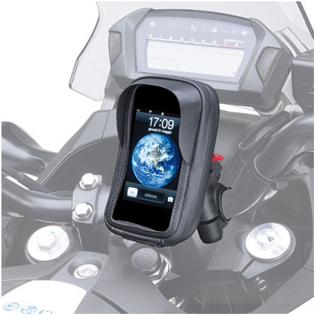 Soporte GPS Kappa KS955B Iphone 4, 4S, Iphone 5, 5S para manubri tubolari