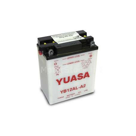 Batería Yuasa YB12AL-A2 12 A, positivo DX | MotoGM