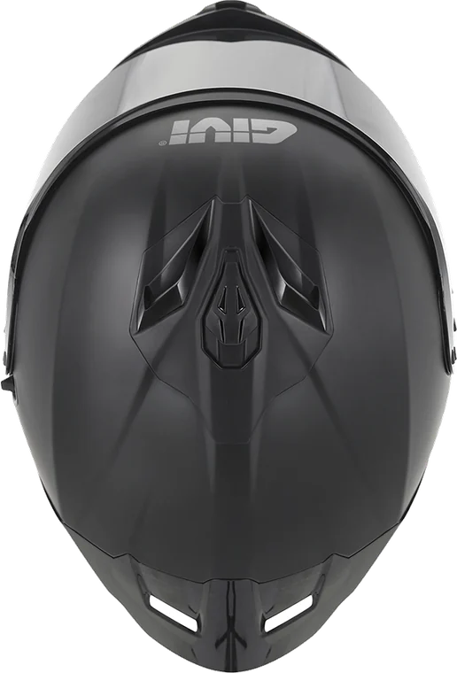 Casco Givi 50.3 Solid nero opaco, vista dall'alto con presa d'aria
