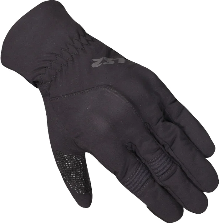 LS2 Urbs II schwarze Damen-Motorradhandschuhe, Handrücken