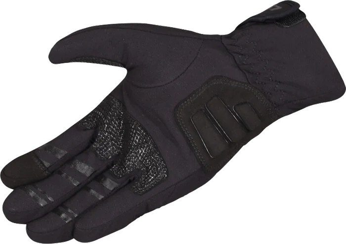 LS2 Urbs II schwarze Damenhandschuhe, Handfläche mit Slider und rutschfestem Silikon