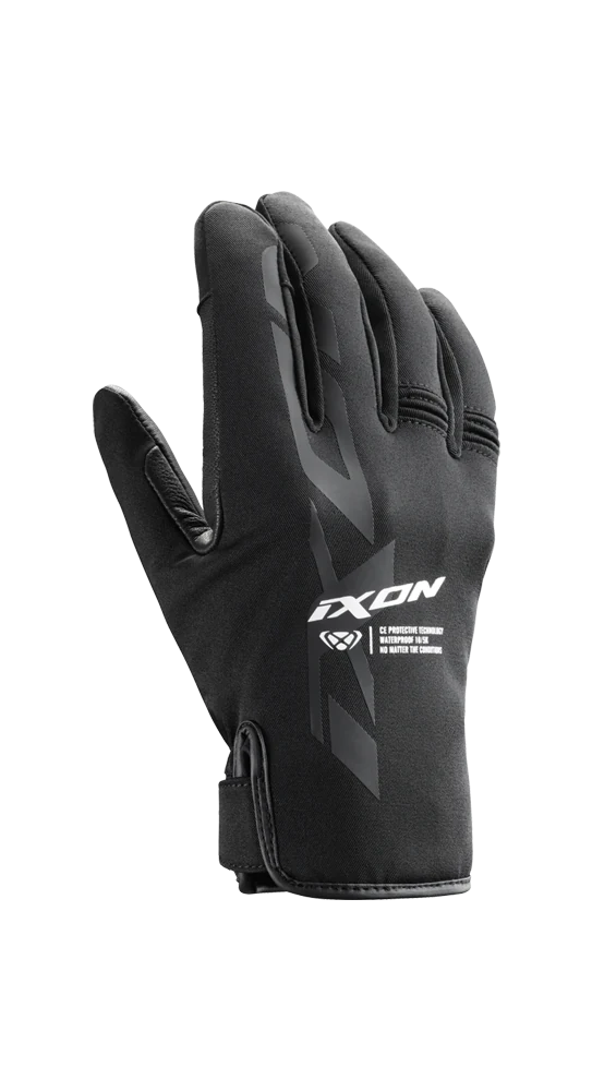 Guanti moto Ixon Pro Cain 2 nero e bianco, dorso